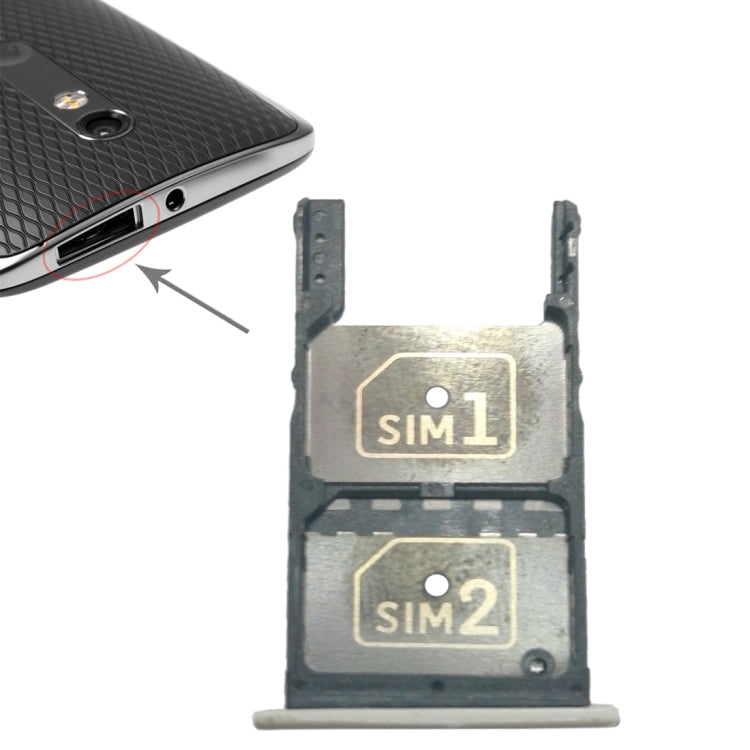 Dual SIM Card and Micro SD Card Tray for Motorola Moto X Play / XT1565