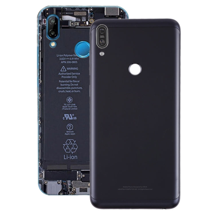 Back Cover Replacement with Camera Lens & Side Keys for Asus Zenfone Max Pro (M1) / ZB601KL (Black)