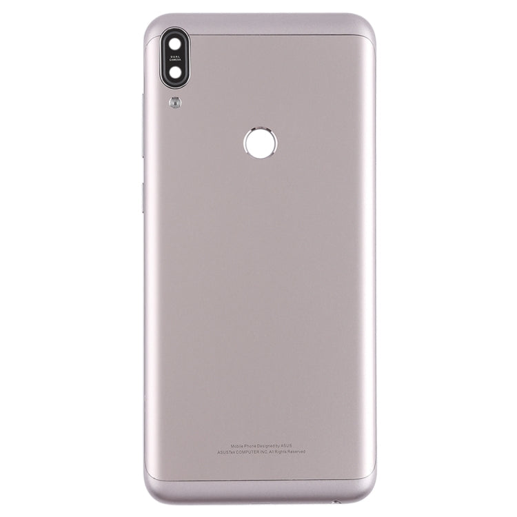 Sleek Silver Back Cover with Camera Lens & Side Keys for Asus Zenfone Max Pro (M1) / ZB601KL