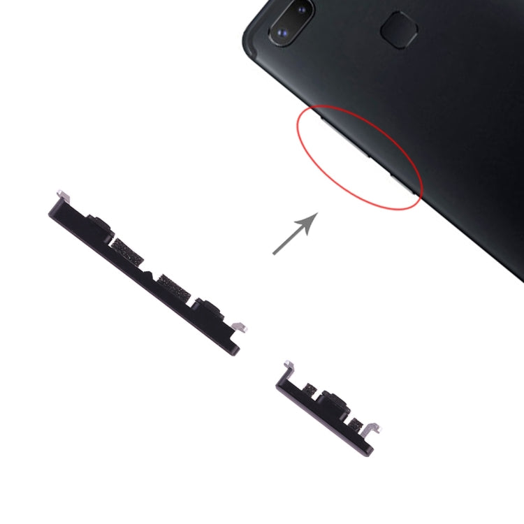 Side Keys for Vivo X20 Plus(Black)