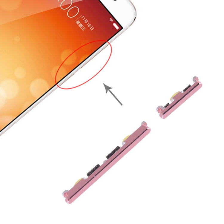 Side Keys for Vivo X9(Rose Gold)
