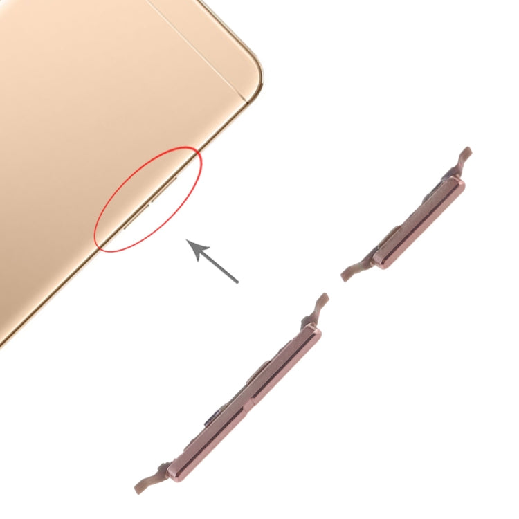 Side Keys for OPPO A37(Gold)