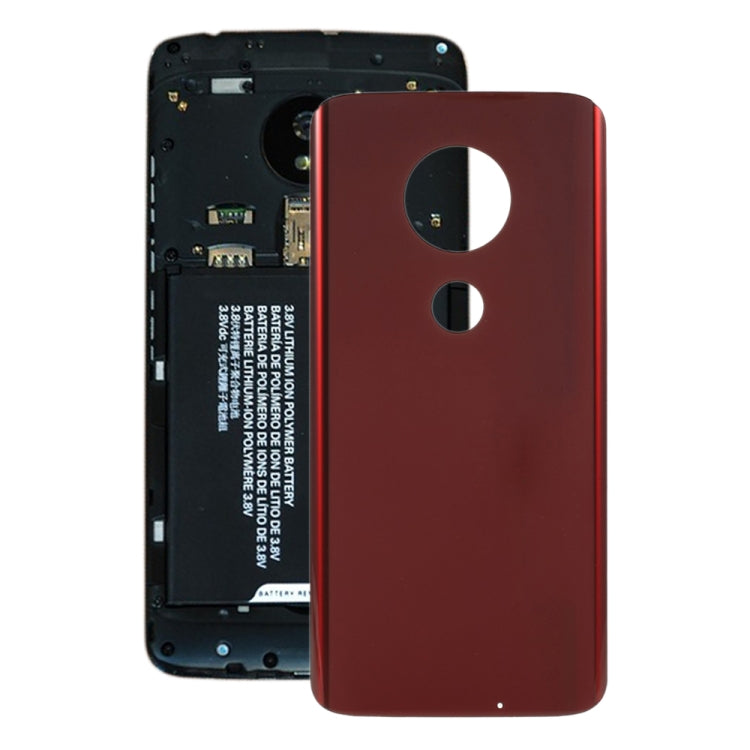 Red Replacement Battery Back Cover for Motorola Moto G7 Plus