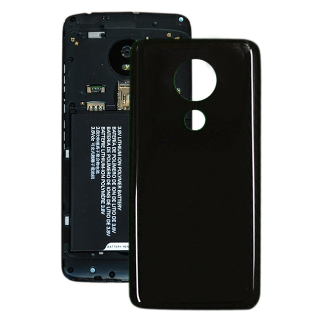 Battery Back Cover Replacement for Motorola Moto G7 Power (Black)