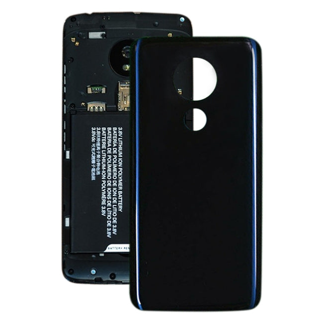 Blue Battery Back Cover Replacement for Motorola Moto G7 Power with Sleek Design