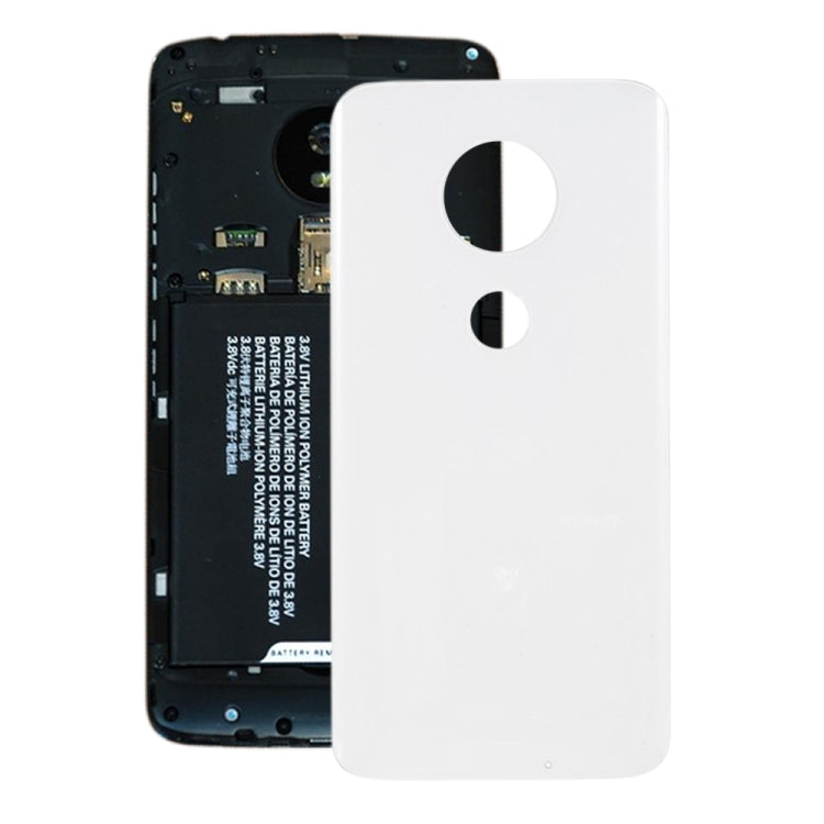 Motorola Moto G7 White Battery Back Cover