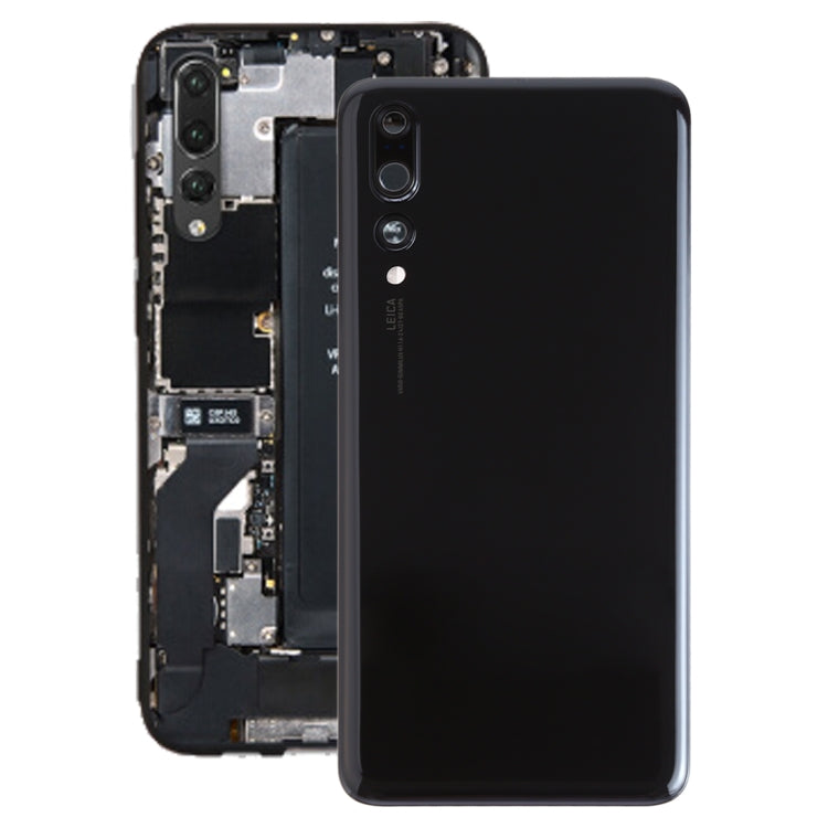 Camera Lens Battery Back Cover for Huawei P20 Pro in Black