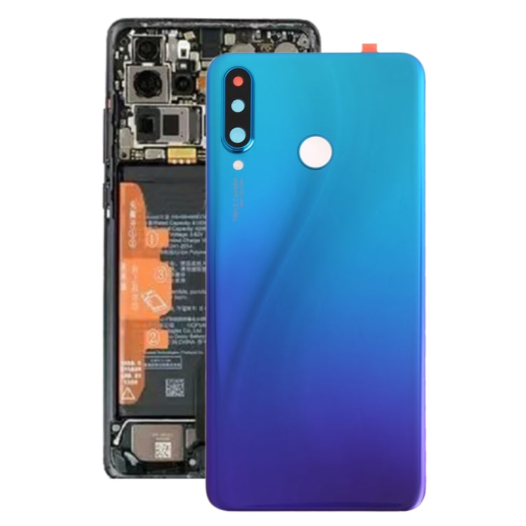 Battery Back Cover with Camera Lens for Huawei P30 Lite (48MP)(Twilight Blue)