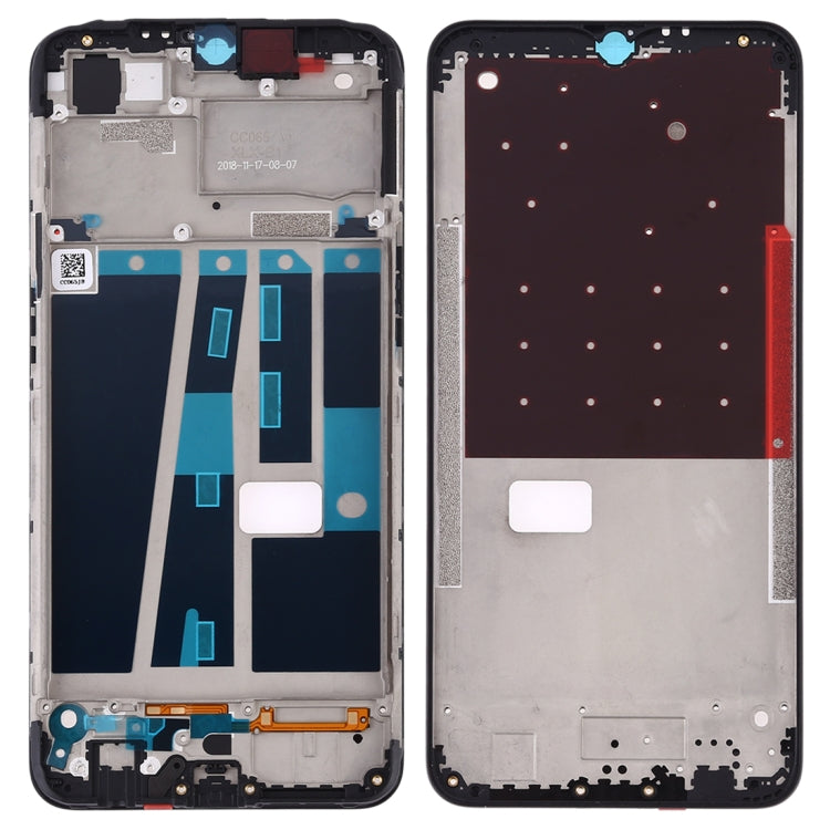 Black Middle Frame Bezel Plate for OPPO A7 / A7n / AX7