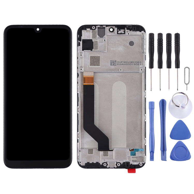 Replacement LCD Display and Touch Screen Assembly with Frame for Xiaomi Mi Play (Black)