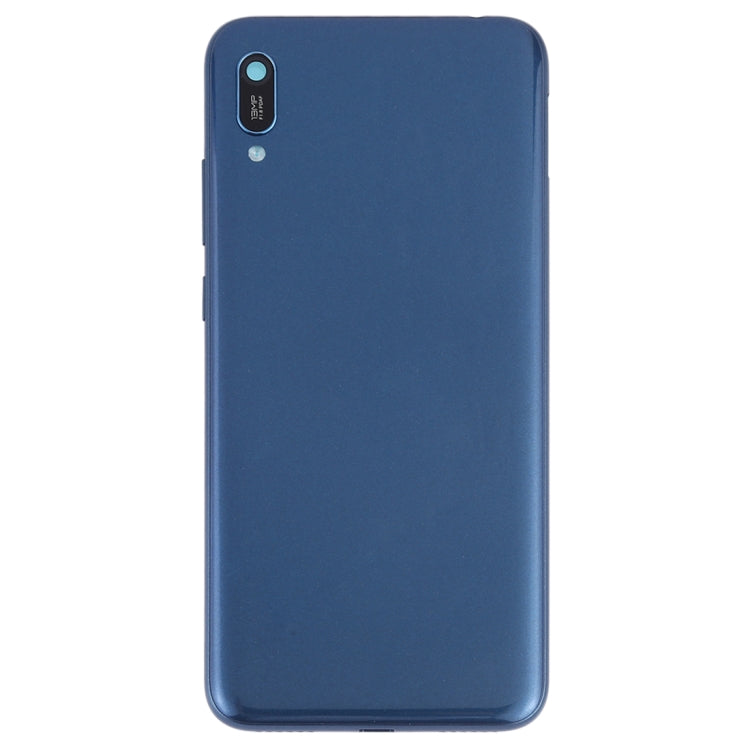 Battery Back Cover with Camera Lens & Side Keys for Huawei Y6 (2019)(Blue) - Vibrant Blue Replacement Housing with Built-in Camera Lens and Side Keys