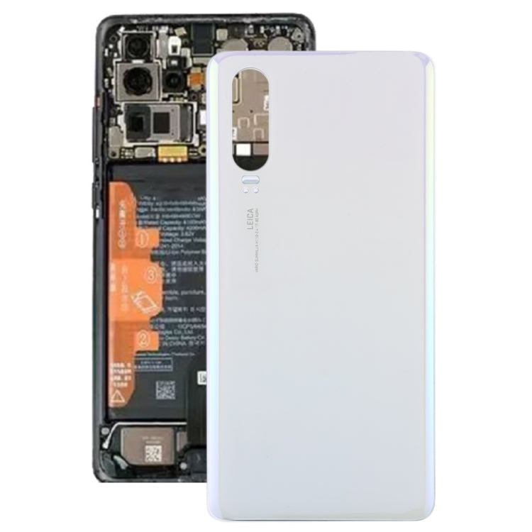 Battery Back Cover Replacement for Huawei P30 (White)