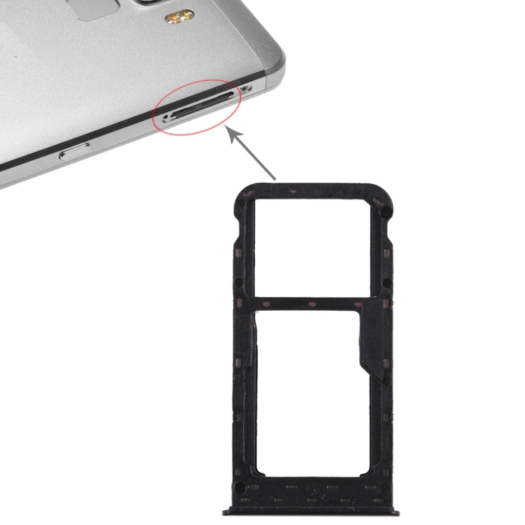 SIM Card Tray Replacement for Huawei Honor 7S - Black
