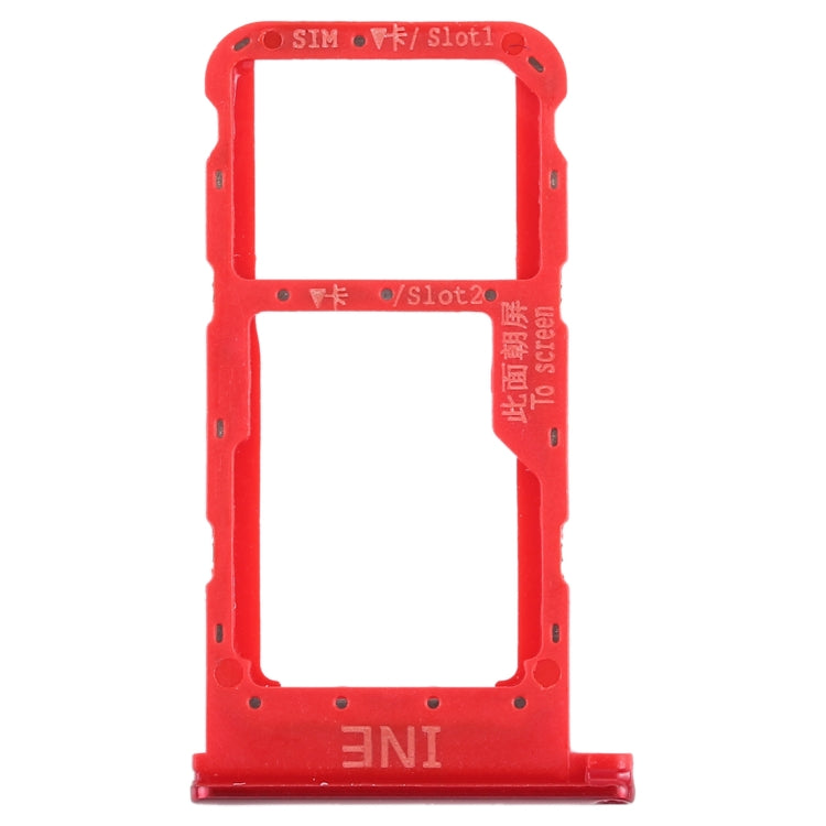 SIM Card Tray Replacement for Huawei P smart + / Nova 3i (Red)