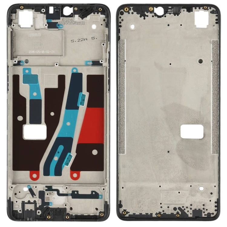 OPPO A3 / F7 Black Front Housing LCD Frame Bezel Plate