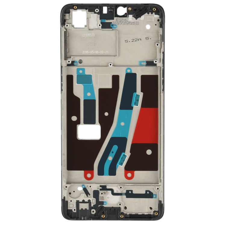 OPPO A3 / F7 Black Front Housing LCD Frame Bezel Plate