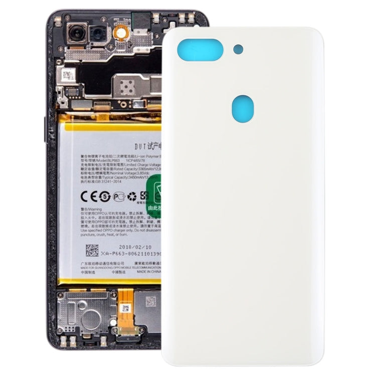 OPPO R15 Pro White Curved Back Cover