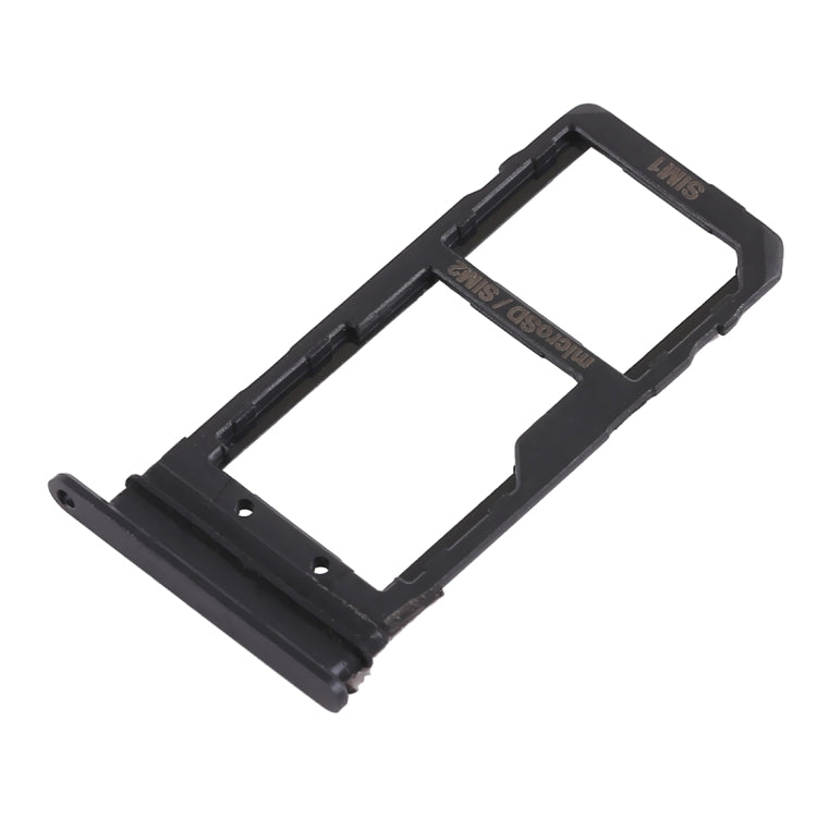 SIM Card Tray and Micro SD Card Tray Set for HTC U11+ - Black