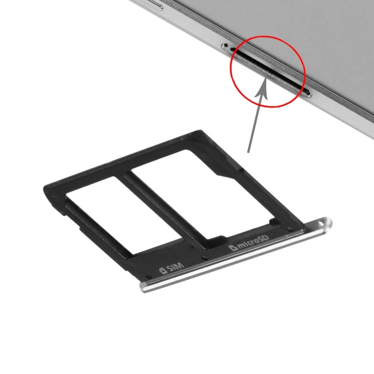SIM Card and Micro SD Card Tray for Samsung Galaxy A9 (2016) / A9000 - Black