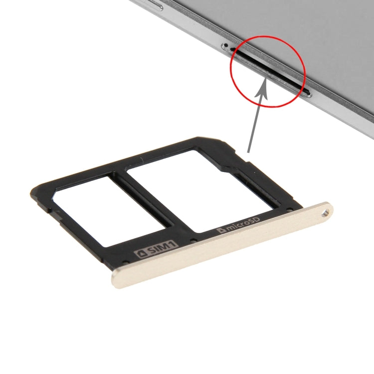 SIM Card Tray and Micro SD Card Tray Replacement for Galaxy A9(2016) / A9000(Gold)
