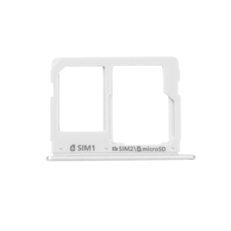 SIM Card Tray and Micro SD Card Tray Replacement for Samsung Galaxy A3(2016), A5(2016), and A7(2016) - Silver