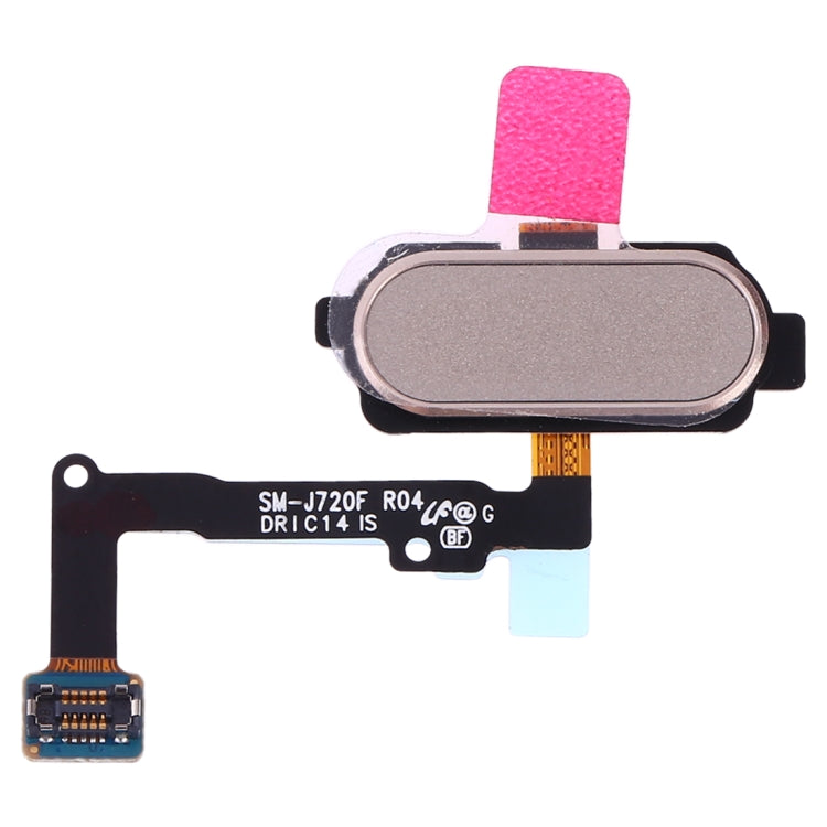 Gold Fingerprint Sensor Flex Cable for Samsung Galaxy J7 Duo SM-J720F