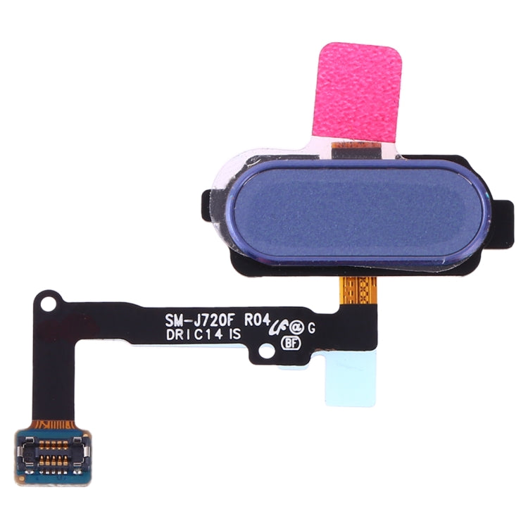 Fingerprint Sensor Flex Cable for Enhanced Security on Samsung Galaxy J7 Duo SM-J720F (Blue)