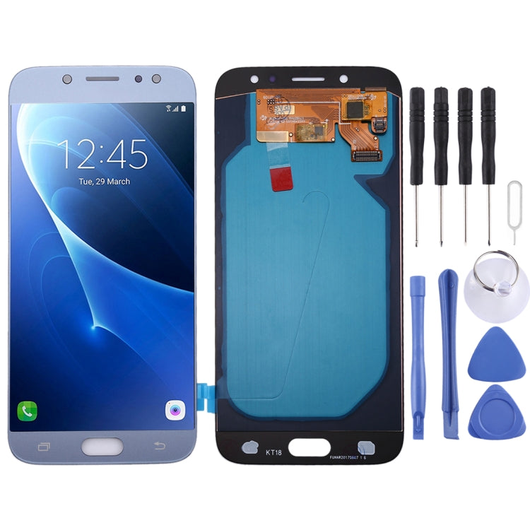 Oled LCD Screen and Touch Digitizer Assembly for Samsung Galaxy J7 (2017) / J7 Pro, J730F/DS, J730FM/DS (Blue)