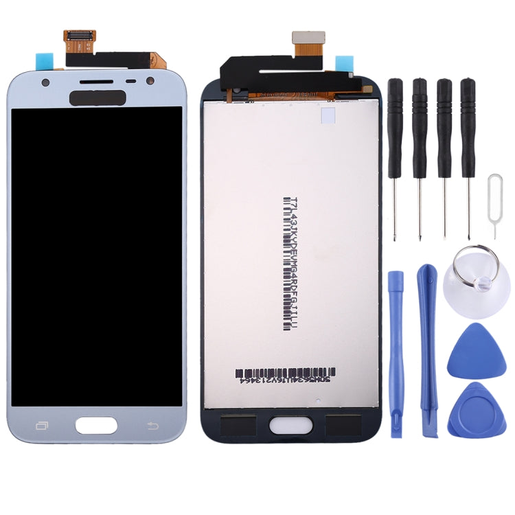 Blue LCD Screen and Digitizer Full Assembly for Samsung Galaxy J3 (2017)