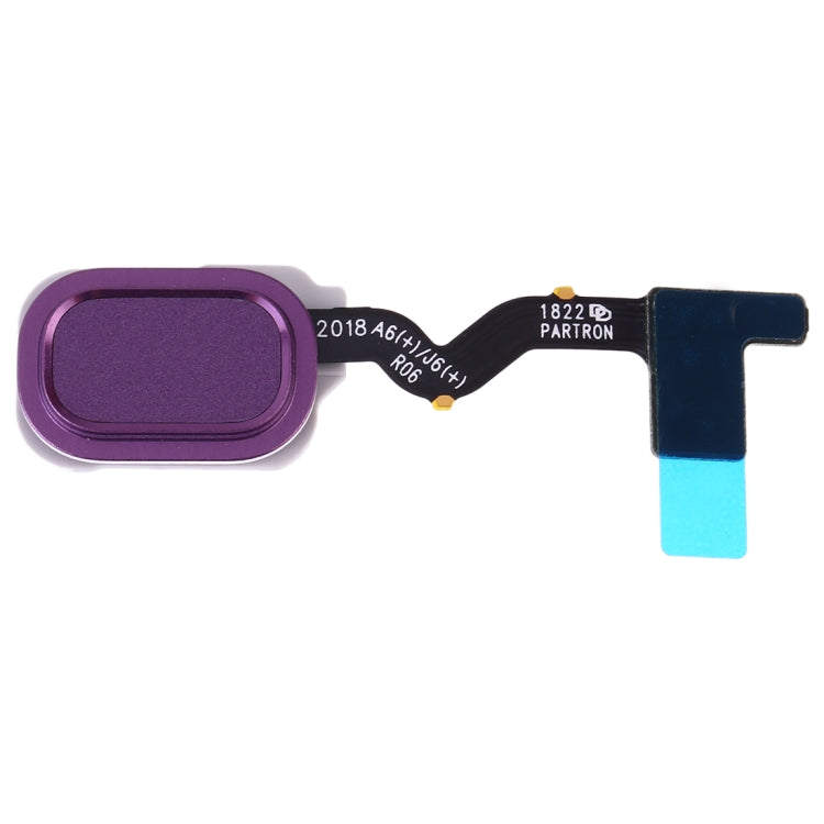 Fingerprint Sensor Flex Cable for Galaxy J6 (2018) SM-J600F/DS SM-J600G/DS(Purple) with Professional Installation Recommendation