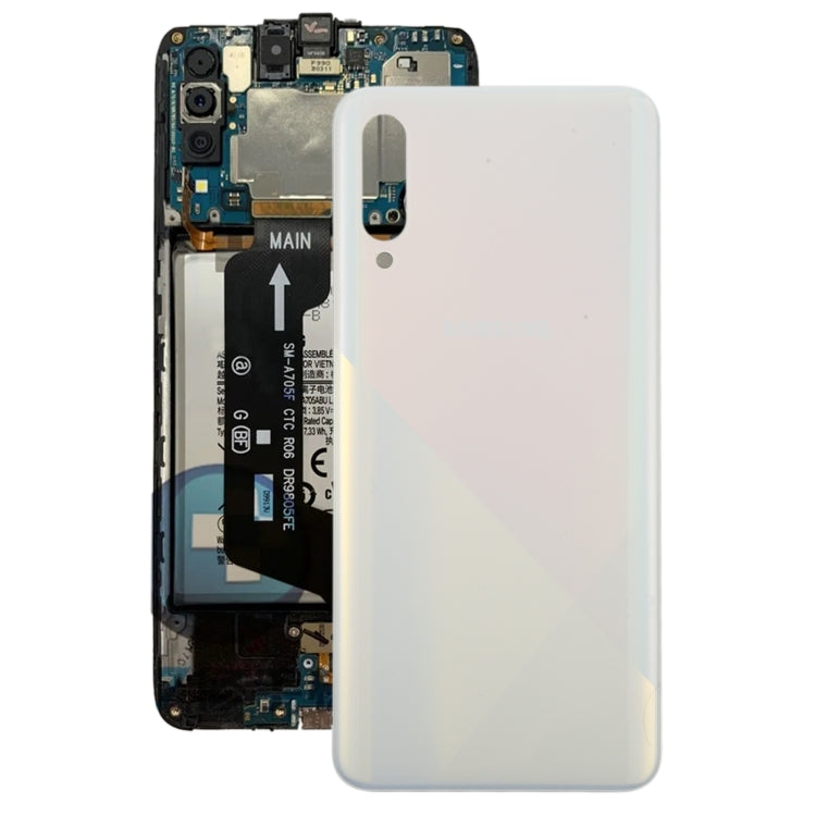 Samsung Galaxy A30s White Battery Back Cover with Professional Installation Recommended