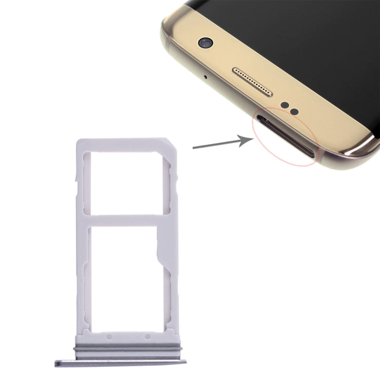 Boost your Samsung Galaxy S7 Edge with Blue 2 SIM Card Tray/Micro SD Card Tray to Unlock Enhanced Connectivity and Storage