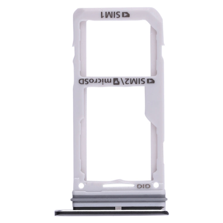 Dual SIM Card Tray / Micro SD Card Tray for Galaxy S8 / S8+ (Black)