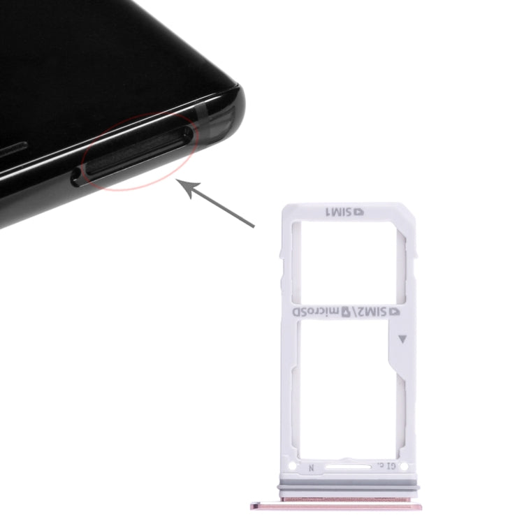 Samsung Galaxy Note 8 SIM and Micro SD Card Tray Set (Pink)