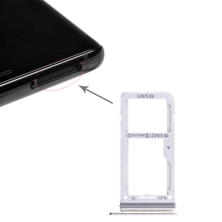 Gold Dual SIM Card and Micro SD Tray for Samsung Galaxy Note 8