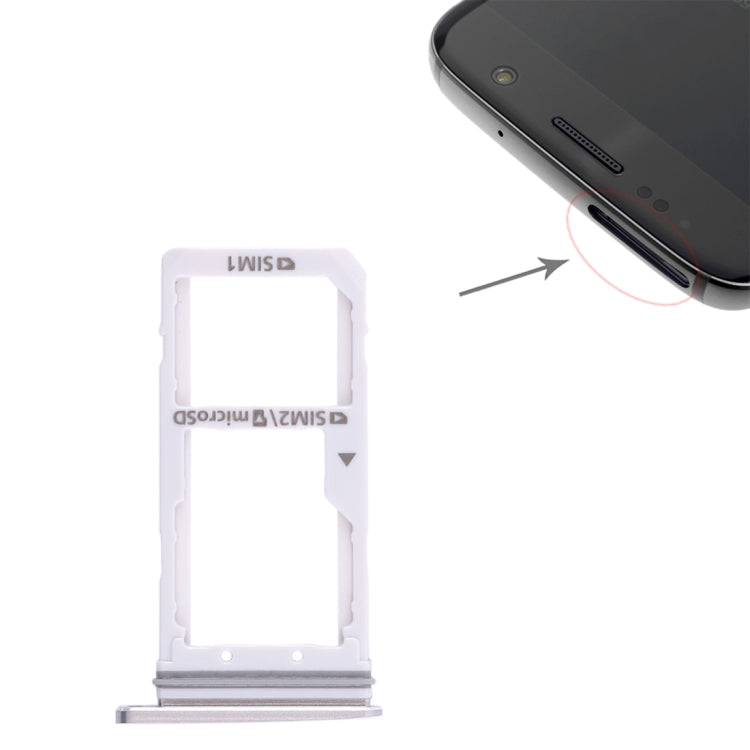 Gold 2-in-1 SIM Card/Micro SD Card Tray for Samsung Galaxy S7