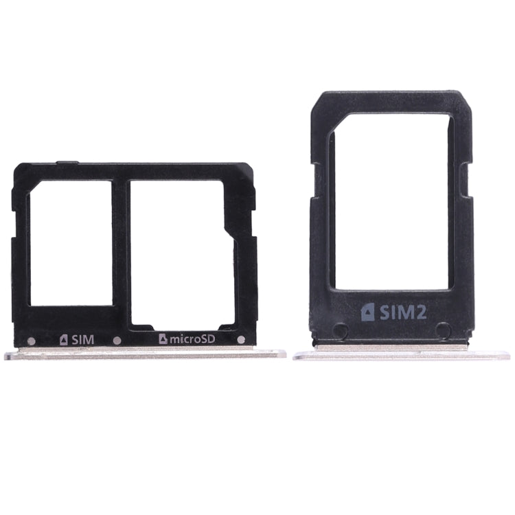 Dual SIM and Micro SD Card Tray Set for Samsung Galaxy A5108 / A7108 in Gold