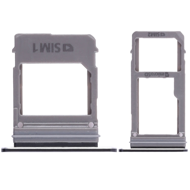 Samsung Galaxy A520 / A720 SIM Card Tray and Micro SD Card Tray Set (Black)