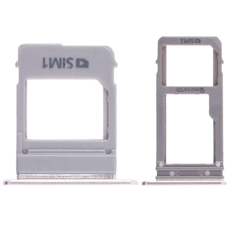 Dual SIM Card and Micro SD Card Tray for Samsung Galaxy A520/A720 (Gold)