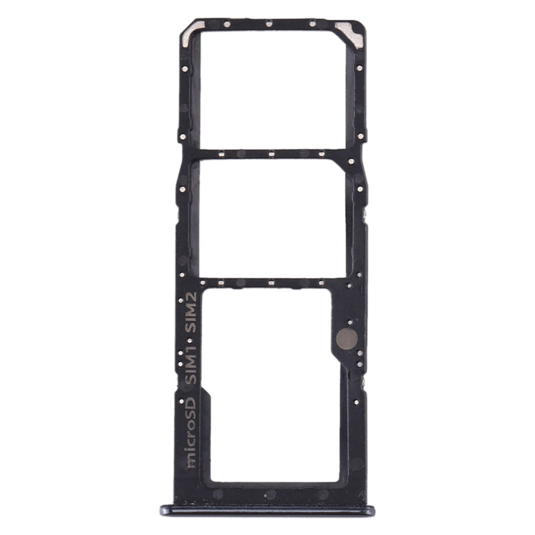 SIM Card Tray, Micro SD Card Tray Set for Samsung Galaxy A30s (Black)