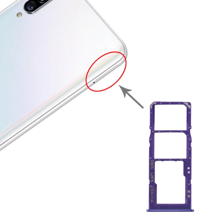 Samsung Galaxy A30s SIM Card and Micro SD Card Tray Set (Blue)
