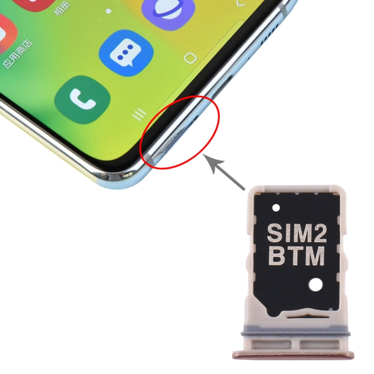 Gold Replacement SIM Card Tray for Samsung Galaxy A80