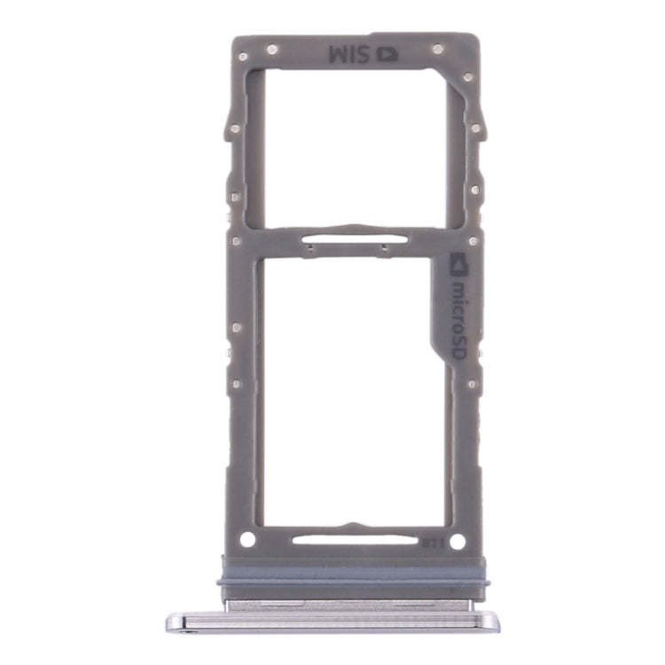 Replacement SIM Card and Micro SD Card Tray for Samsung Galaxy Note10+ (Grey)