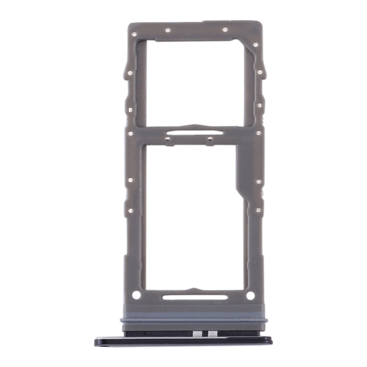 SIM Card Tray + Micro SD Card Tray for Samsung Galaxy S20+ / Galaxy S20 Ultra(Black)