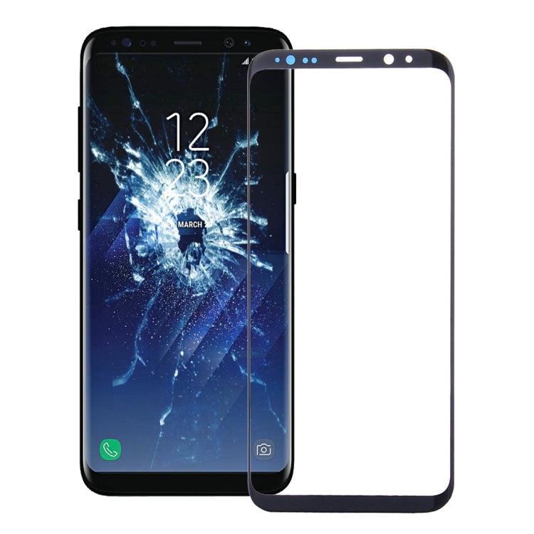 Front Screen Outer Glass Lens Replacement for Galaxy S8 (Black)