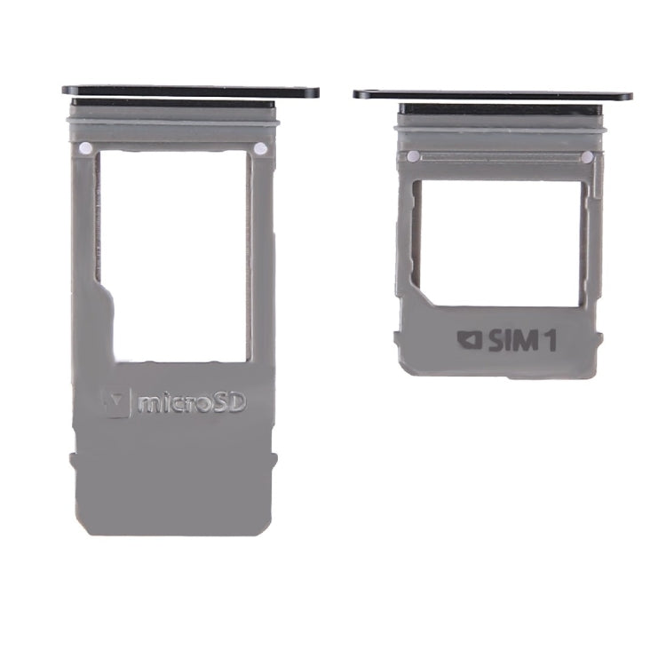 SIM Card Tray + Micro SD Card Tray, Single Card for Galaxy A5 (2017) / A520 & A7 (2017) / A720(Black)