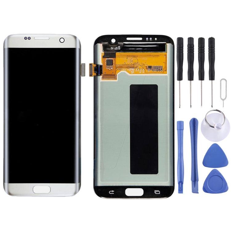 LCD Display + Touch Panel Replacement for Samsung Galaxy S7 Edge / G9350 / G935F / G935A / G935V (Silver)