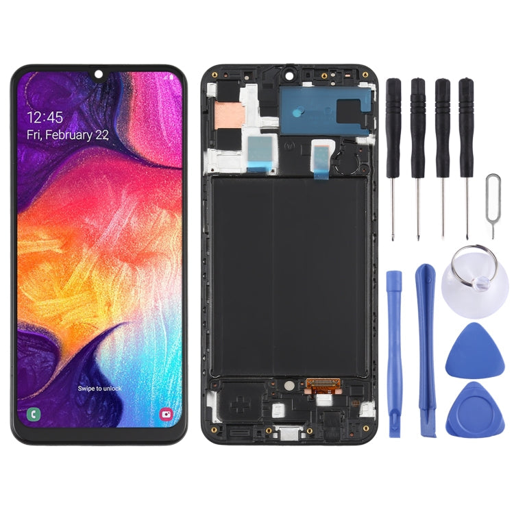 Replacement LCD Display and Touch Screen Digitizer Assembly for Samsung Galaxy A50 (Black)
