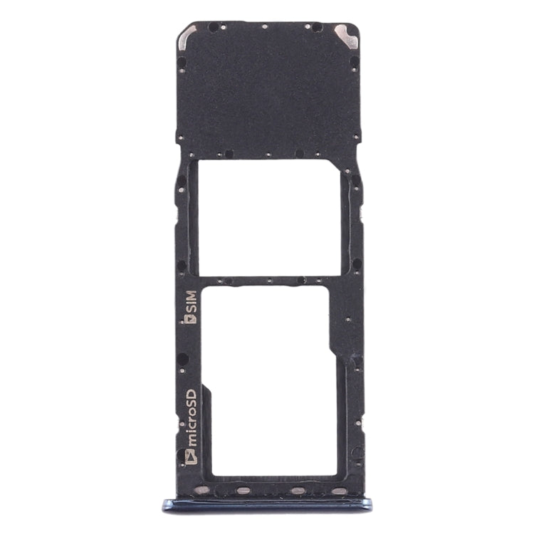 SIM Card Tray + Micro SD Card Tray for Galaxy A7 (2018) / A750F (Black)