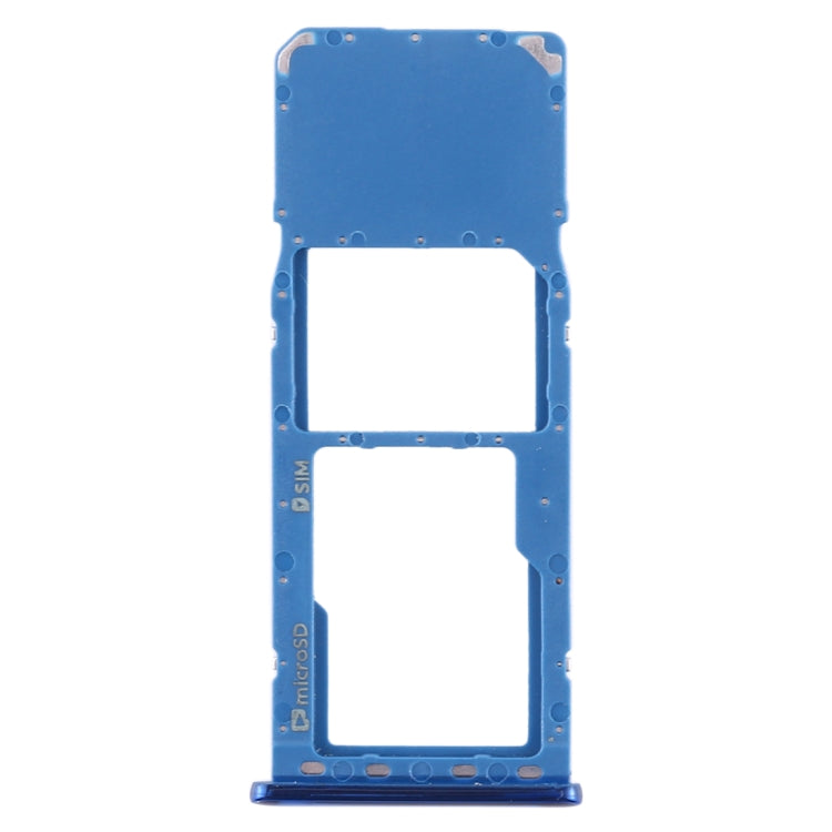 SIM Card Tray + Micro SD Card Tray for Galaxy A7 (2018) / A750F (Blue)